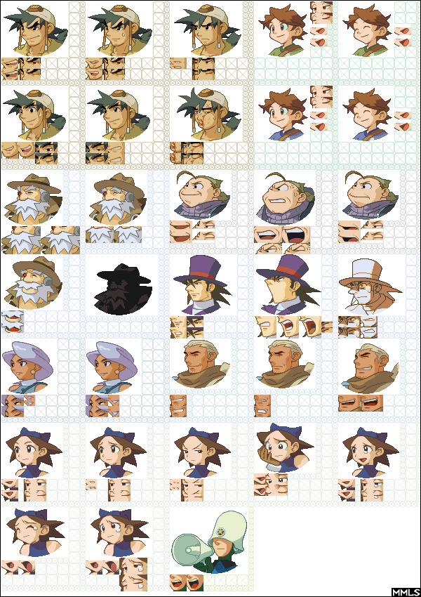 Support Character Sprites